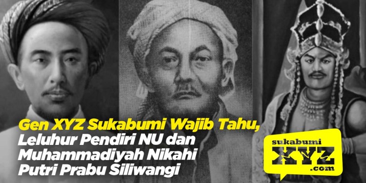 KH. Ahmad Dahlan, KH. Hasyim Asyarai dan Prabu Siliwangi. l Istimewa
